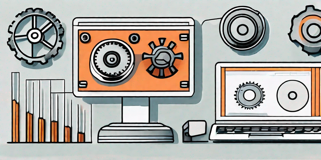 Various industrial machinery with highlighted parts indicating predictive maintenance