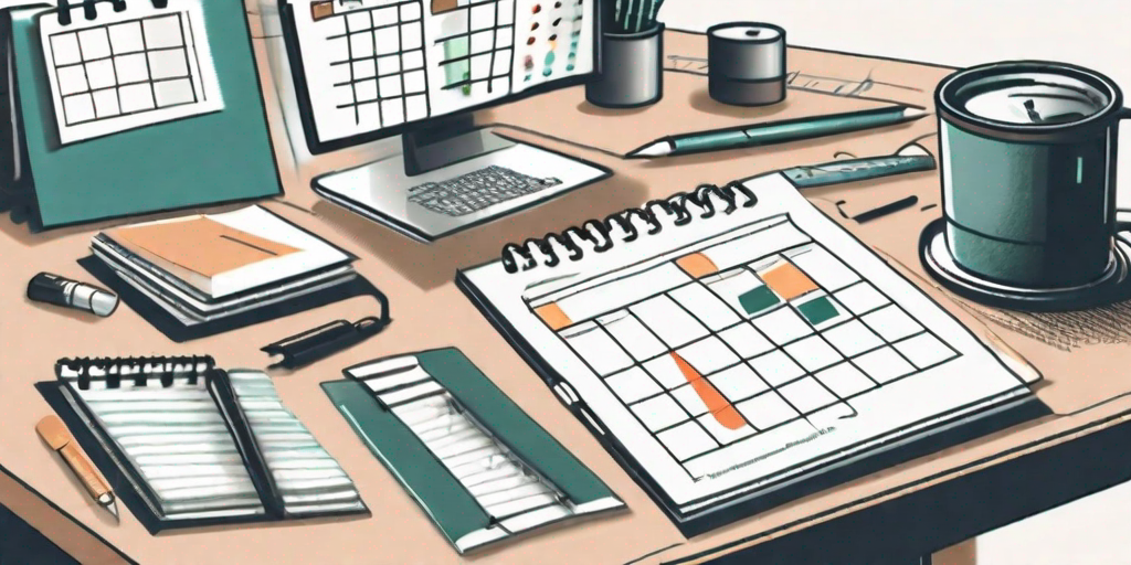 Various project management tools such as a gantt chart