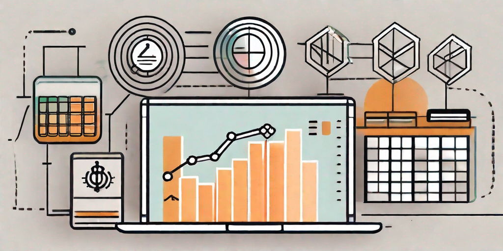 A digital interface showcasing various project management tools