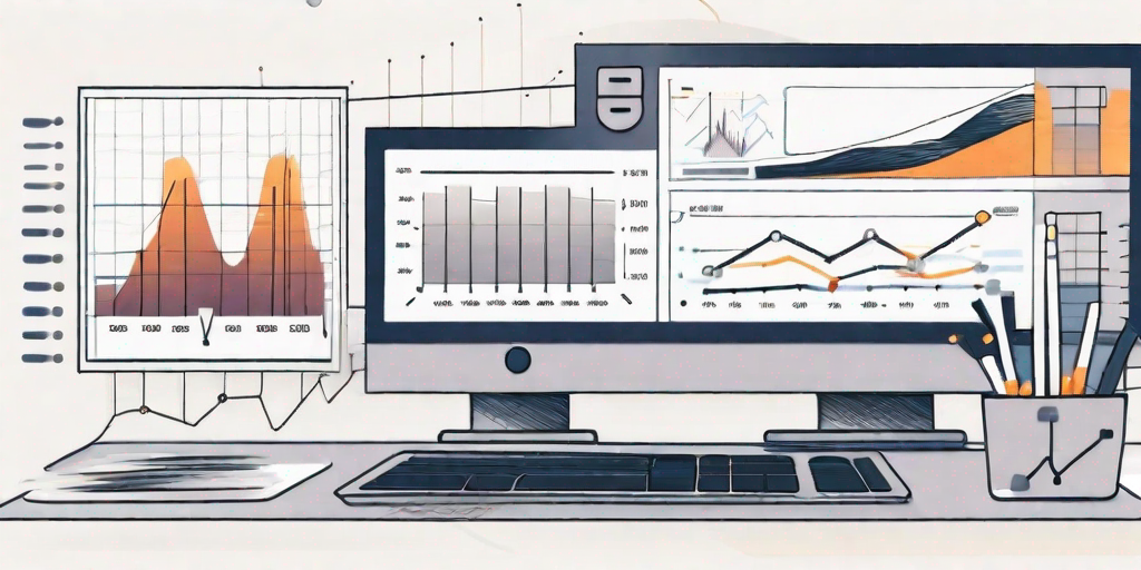 A computer screen displaying various charts and graphs