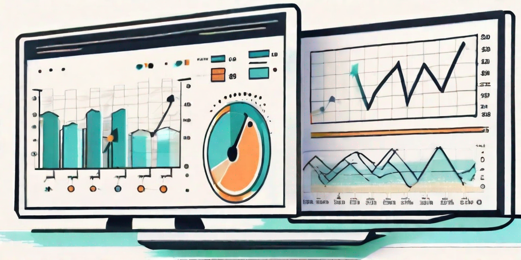 A computer screen showing various performance metrics and charts