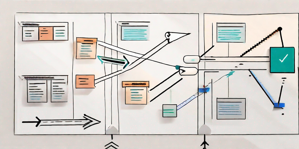 Various consulting management tools such as a scrum board