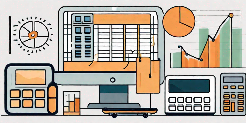 Various procurement elements like a shopping cart