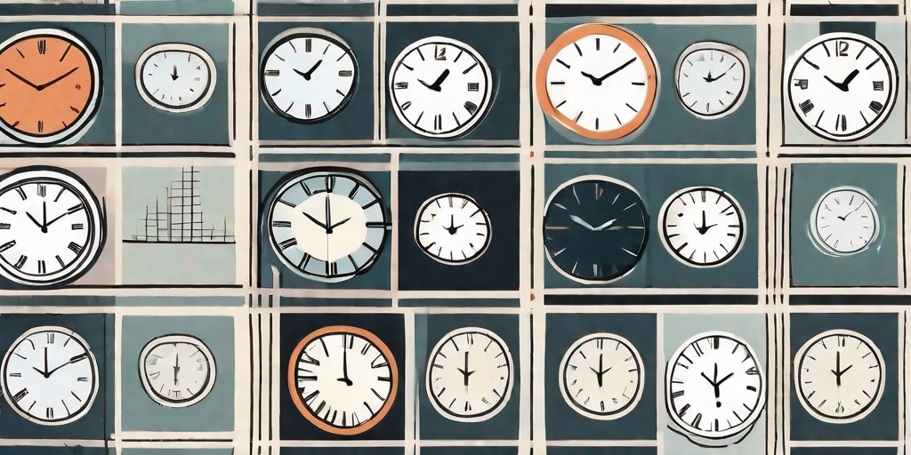 A variety of clocks