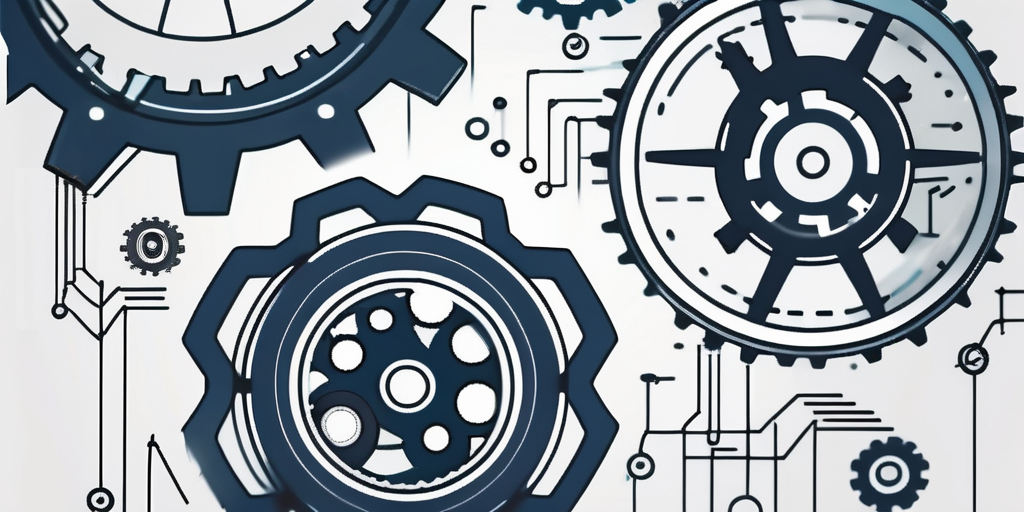 Various interconnected gears