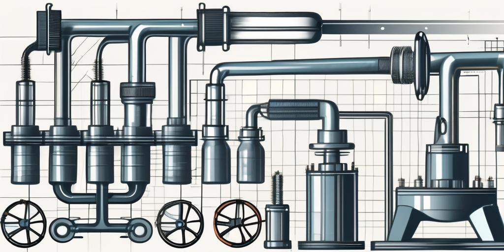 Various types of industrial equipment and tools